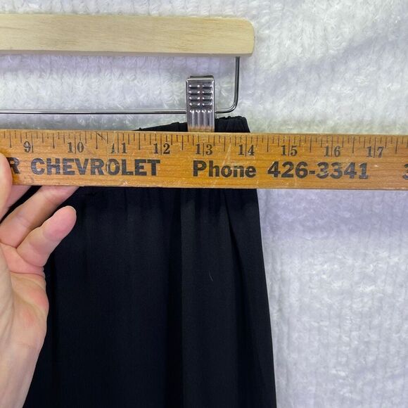 Cami NYC Black Stassi Relaxed High-Waisted Tie Wide Leg Pants Size Medium NWT - Picture 9 of 11